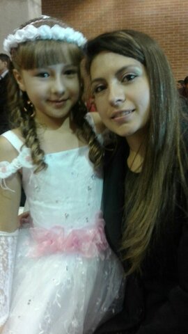 Tuve la oportunidad de ser madrina