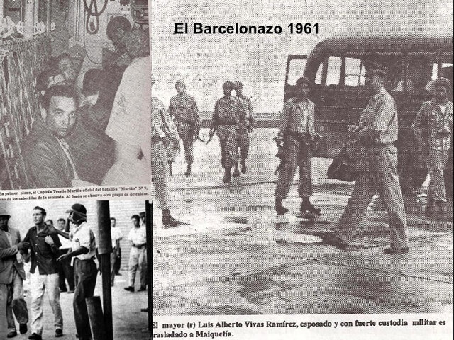 Sucedió el Barcelonazo, insurrección militar en el estado Anzoátegui. Dirigido por el mayor Luis Alberto Vivas y los capitanes Rubén Massó, José Gabriel Marín y Tesalio Murillo.