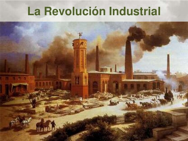 PRIMERA REVOLUCIÓN INDUSTRIAL
