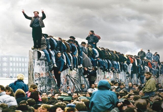 Caída del Muro de Berlín.
