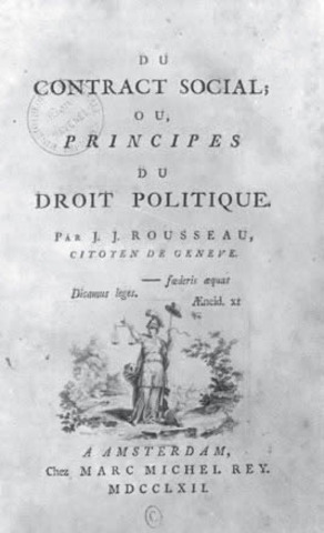 Rousseau publica "El Contrato Social"