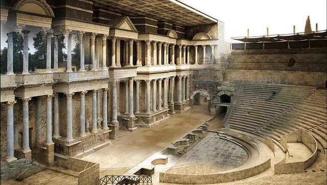 Se crea el teatro romano de Mérida