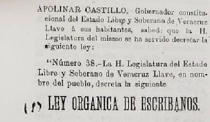Aprobación de la Ley orgánica del Estado