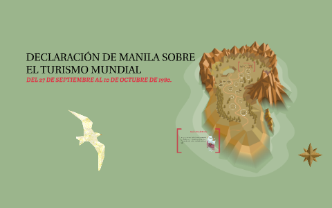 Declaración de Manila sobre el turismo mundial(OMT)