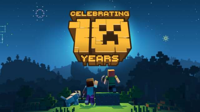 Minecraft celebrates its 10th anniversary