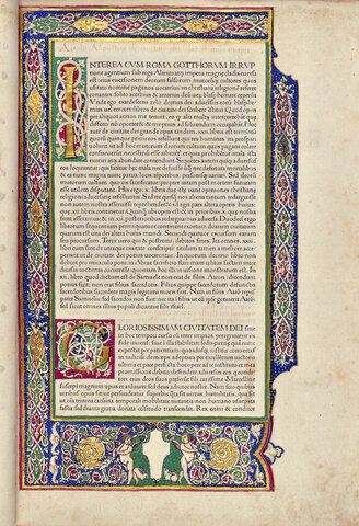 1470 edition of De civitate Dei