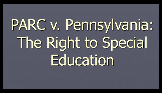 (PARC) v. Commonwealth of Pennsylvania