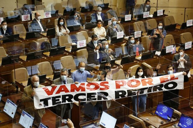 Aprobación Tercer Retiro de Fondos de las AFP. votación en la que 119 diputados estuvieron a favor (de 92 necesarios) de los cambios introducidos por el Senado, 17 en contra y 3 abstenciones.