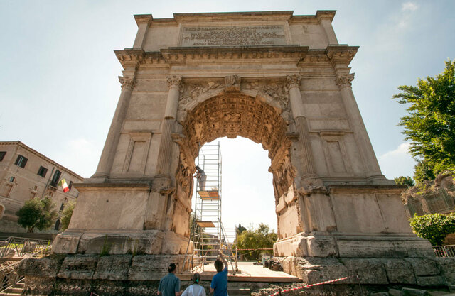 Domitian: Building of the Arch of Titus