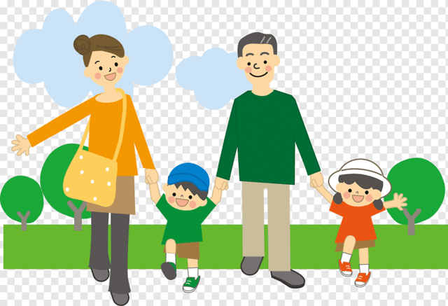 Disfrutando en familia