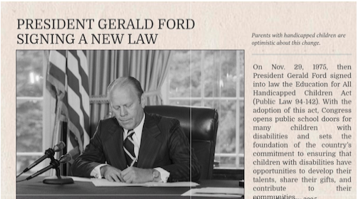 Education Handicapped Children Act (EAHCA)