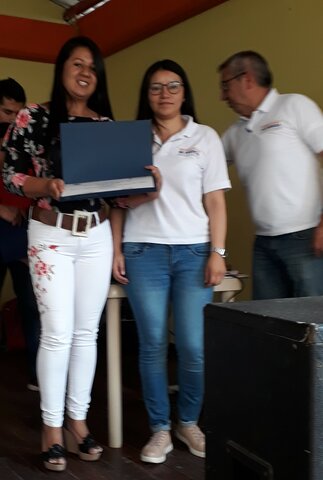 Comienzo y graduación de un diplomado  la salud