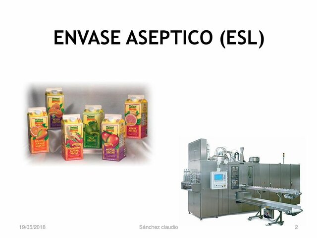 ENVASADO ASEPTICO