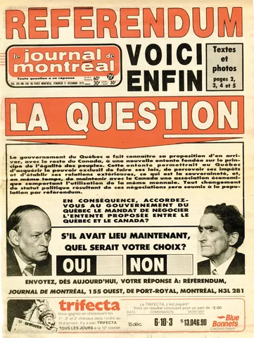 Référendum sur la souveraineté-association