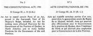 Acte de Québec (3e constitution)