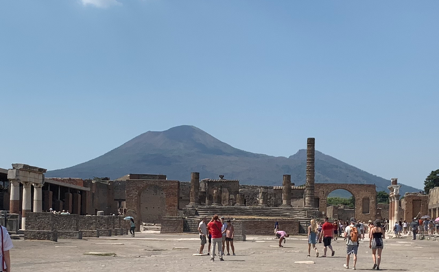 Eruption of Mt. Vesuvius