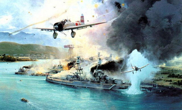 Japón ataca la base estadounidense Pearl Harbor