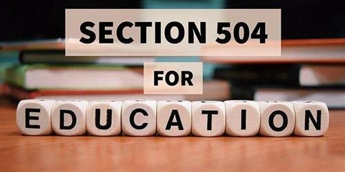 Section 504 Signed into Law