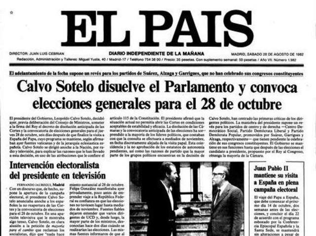 Calvo Sotelo disuelve las Cortes