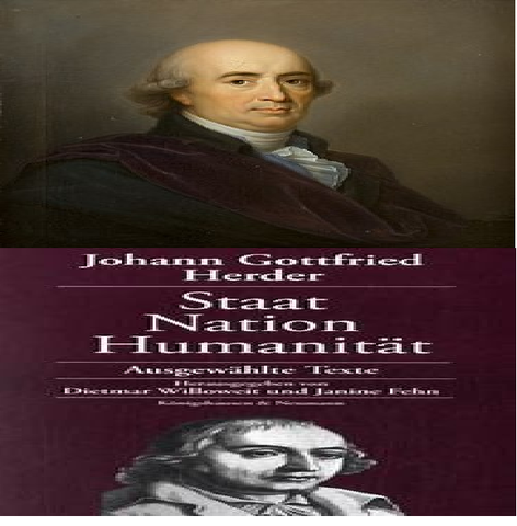 JOHAN GOTTFRIED HERDER