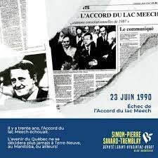 Échec de l'accord du lac Meech