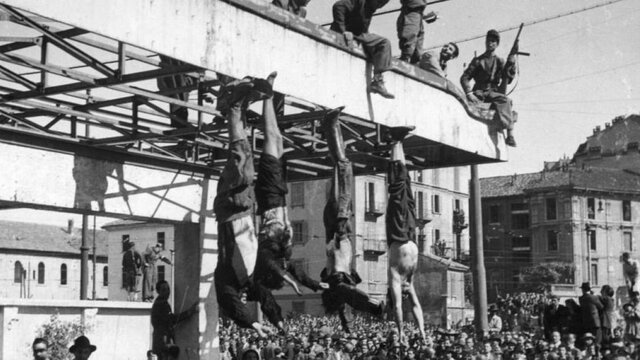 Mussolini es capturado por los partisanos y posteriormente ejecutado