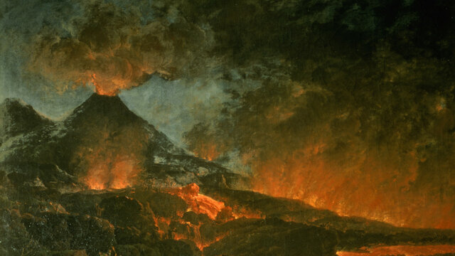 Mt. Vesuvius Erupts