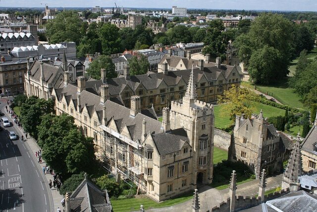 Entered at Magdalen College in Oxford.