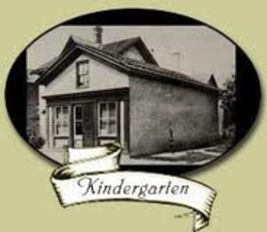 first public school kindergarten founded in St. Louis, MO