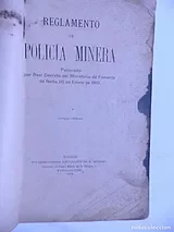 Reglamento de policía minera