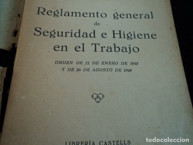 Reglamento de seguridad e higiene en el trabajo.