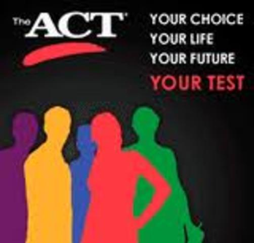 First ACT test administered