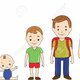 54187043 generaciones niño a diferentes edades infancia niñez adolescencia adolescencia