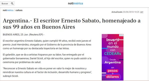 El homenaje