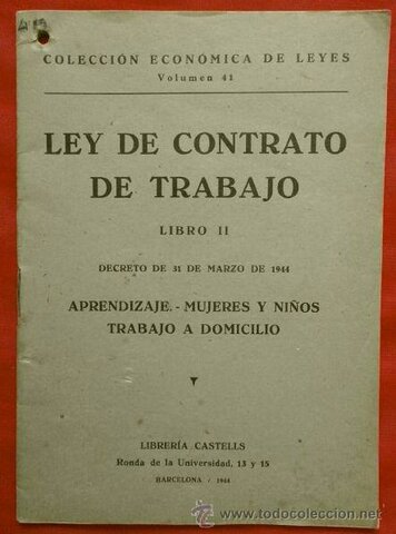Ley de Contratos de Trabajo