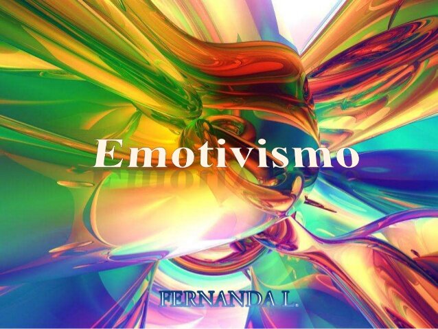 Emotivismo 1889