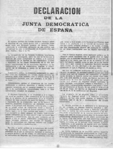 Junta Democrática de España