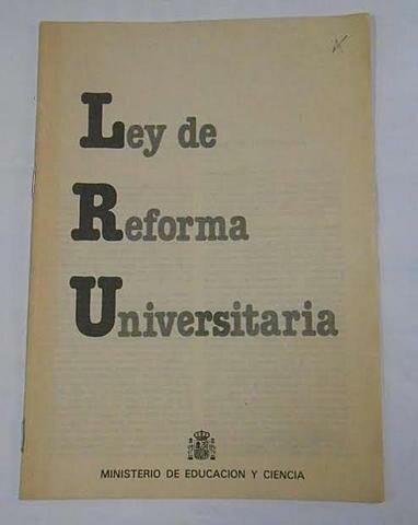 LRU (Ley de Reforma Universitaria)