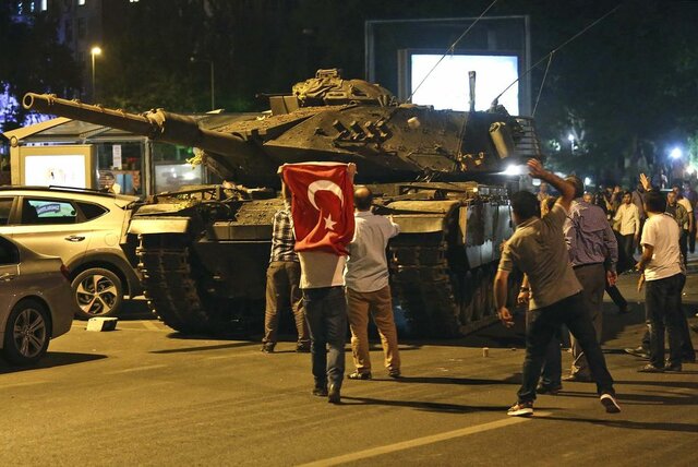 Turkish Military attempt to overthrow President Erdoğan