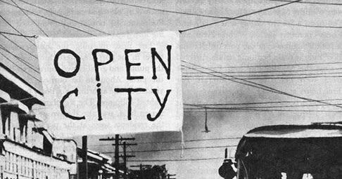 Manila declared an 'open city.'