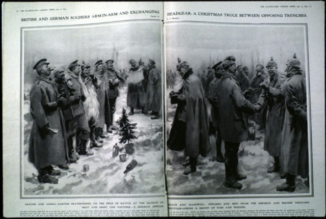 Unofficial Christmas Truce between the Allies and Central Powers