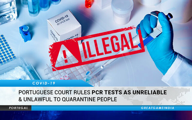 Portuguese appellate court is first to rule that PCR tests are too unreliable to be the basis of a lockdown order.