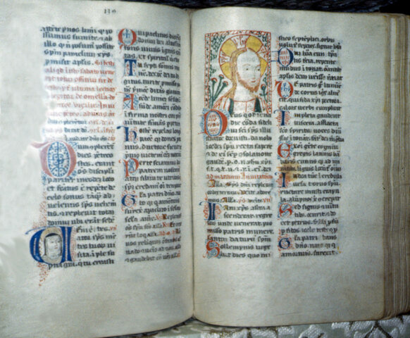 Double-page spread, Saint Catherine of Bologna’s Breviary