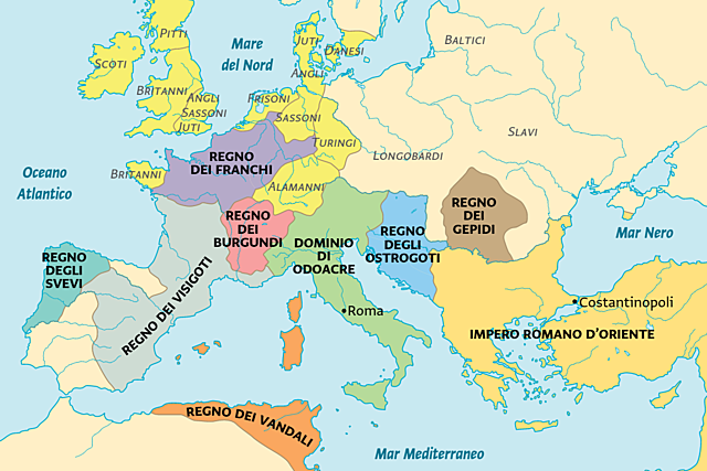 Formazione dei nuovi regni