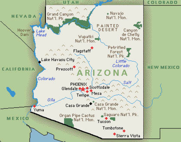 Arizona becomes a state