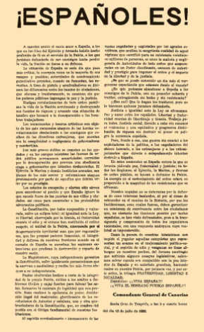Manifiesto de Franco
