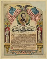 Emancipation Proclamation is announced