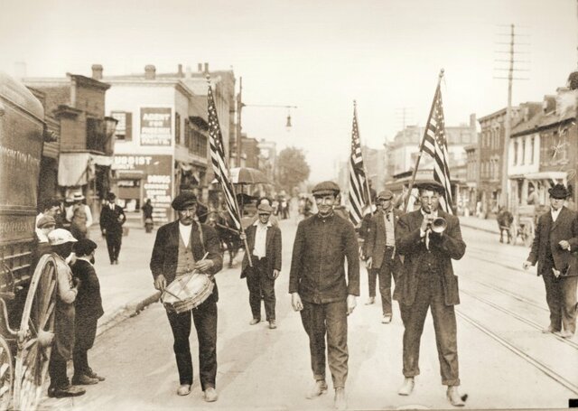 Coxey's Army Arrives at the U.S. Capitol
