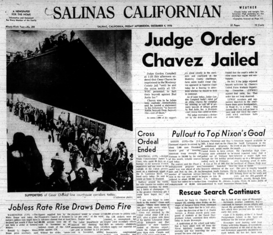 Cesar Chavez (Civil Rights not birth) - Chicano