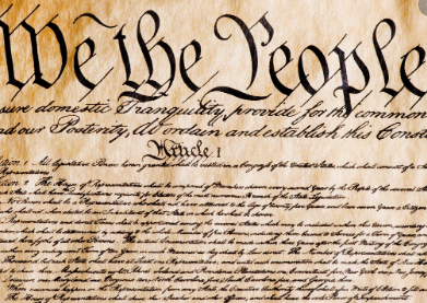 The Constitution is published, dividing government into Executive, Legislative, and Judicial branches.